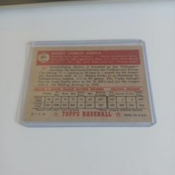 Mickey Mantle 1952 Topps rookie reprint New York Yankees - Picture 2 of 2